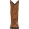 Rocky Original Ride Branson, Men's Waterproof Western Roper Boots, 9 M, Leather, 10 in Height FQ0002733 - alternate 5